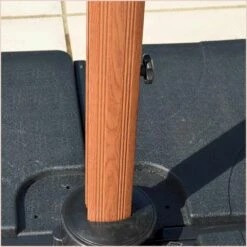 Parasol Déporté Ecru + Dalle Et Housse L400xh272xl300 - Gabin - Cezare -Élégance Jardin 646bb5d11fb6d9.56518945