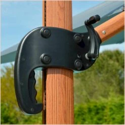 Parasol Déporté Ecru + Dalle Et Housse L400xh272xl300 - Gabin - Cezare -Élégance Jardin 646bb5d123c8f2.57097641