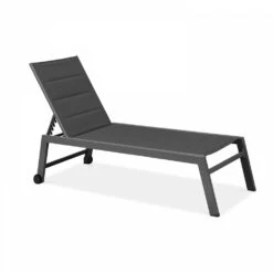 Lot De 2 Bains De Soleil En Aluminium Gris -Élégance Jardin 646e01282fb204.24276331