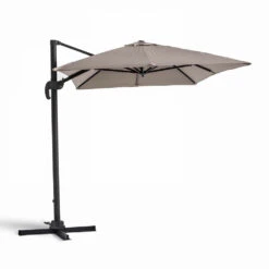 Parasol Déporté 2x3m En Aluminium Taupe -Élégance Jardin 646e5919e2a9d5.38447340