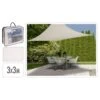 Progarden Toile D'ombrage 3x3 M Crème Carré -Élégance Jardin 646fad8c9a68c0.47156580