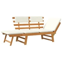 VIDAXL Banc De Jardin Avec Coussins 2-en-1 -Élégance Jardin 6478dca3891ce4.21678574