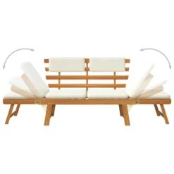 VIDAXL Banc De Jardin Avec Coussins 2-en-1 -Élégance Jardin 6478dca3928c53.30096993