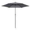 Parasol Droit 3m En Aluminium Gris Anthracite -Élégance Jardin 6480224307e819.77296958