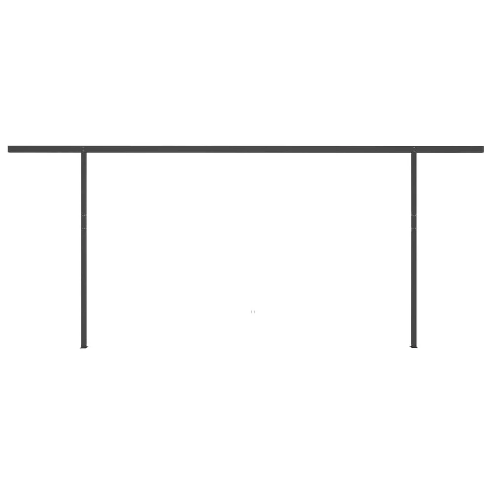 VIDAXL Auvent Automatique Capteur De Vent Et Led 5x3,5m Jaune Et Blanc 9 VIDAXL Auvent Automatique Capteur De Vent Et Led 5x3,5m Jaune Et Blanc – Image 7