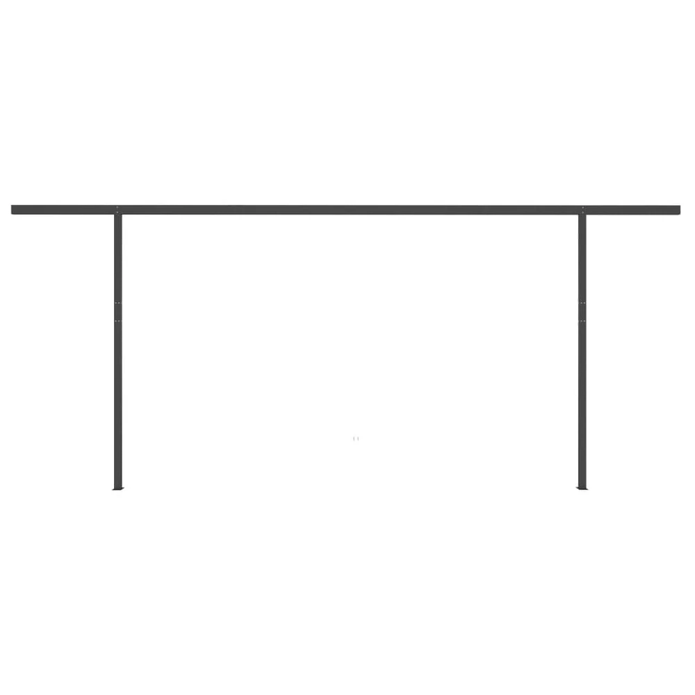 VIDAXL Auvent Automatique Capteur De Vent Et Led 5x3,5 M Bleu Et Blanc 9 VIDAXL Auvent Automatique Capteur De Vent Et Led 5x3,5 M Bleu Et Blanc – Image 7