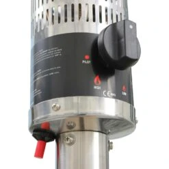 Lot De 2 Chauffages D'extérieur Gaz 12.5kw - Finland - Parasols Chauffants En Acier Inoxydable. Réglable. Porte En Façade Et -Élégance Jardin 6483189fe09c27.11495973