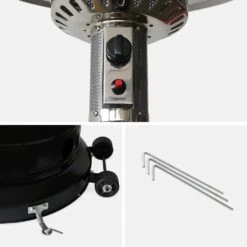 Lot De 2 Chauffages D'extérieur à Gaz 13kw - Siberia - Parasols Chauffants. Avec Roulettes Et Stabilisateur 14 Lot De 2 Chauffages D'extérieur à Gaz 13kw - Siberia - Parasols Chauffants. Avec Roulettes Et Stabilisateur -Élégance Jardin 648318a1cc2b47.21533857