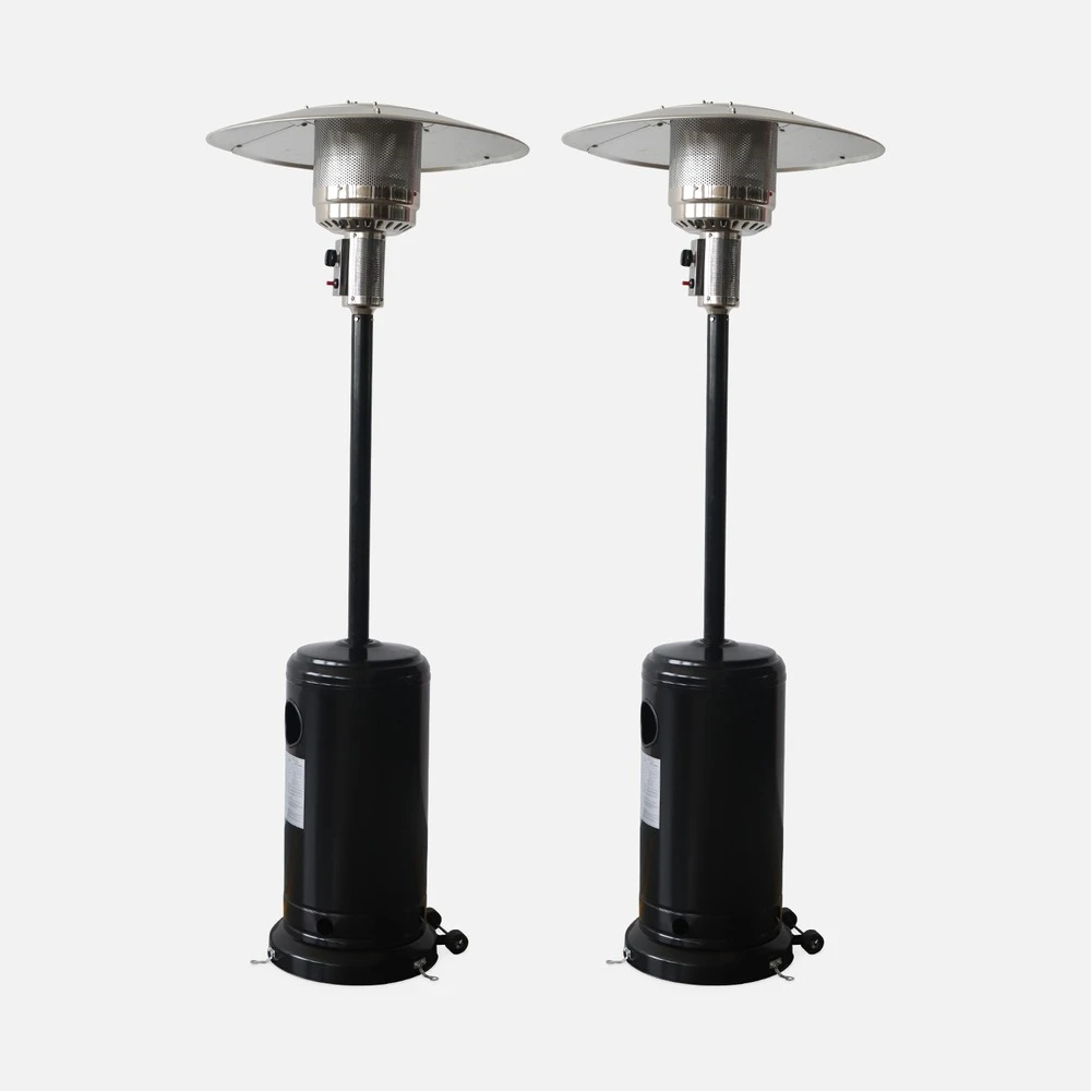 Lot De 2 Chauffages D'extérieur à Gaz 13kw - Siberia - Parasols Chauffants. Avec Roulettes Et Stabilisateur 3 Lot De 2 Chauffages D'extérieur à Gaz 13kw - Siberia - Parasols Chauffants. Avec Roulettes Et Stabilisateur