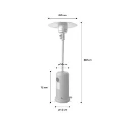 Lot De 2 Chauffages D'extérieur à Gaz 13kw - Siberia - Parasols Chauffants. Avec Roulettes Et Stabilisateur 15 Lot De 2 Chauffages D'extérieur à Gaz 13kw - Siberia - Parasols Chauffants. Avec Roulettes Et Stabilisateur -Élégance Jardin 648318a1df3198.52067536