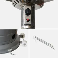 Lot De 2 Chauffages D'extérieur à Gaz 13kw - Siberia - Parasols Chauffants. Avec Roulettes Et Stabilisateur 14 Lot De 2 Chauffages D'extérieur à Gaz 13kw - Siberia - Parasols Chauffants. Avec Roulettes Et Stabilisateur -Élégance Jardin 648318a3ce4986.83072972