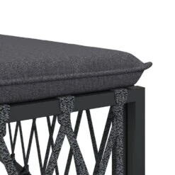 VIDAXL Salon De Jardin 7 Pcs Avec Coussins Anthracite Acier -Élégance Jardin 648c40bd41e162.07442591
