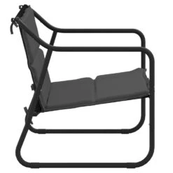 VIDAXL Banc De Jardin à 2 Places Avec Coussin Anthracite Acier -Élégance Jardin 648c91b9610965.42339533