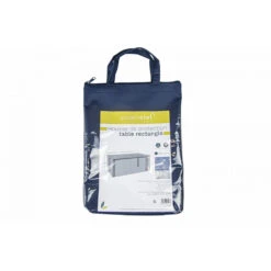 Housse De Protection Table Rectangulaire Imperméable Et Résistante Aux UV En Polyester Bleu Marine - 245x125x80cm -Élégance Jardin 649090b5a23577.48399529