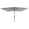 Parasol Rectangulaire Beige 2x3m Aluminium Et Polyester Avec Manivelle - Parasol Droit - Mobilier De Jardin -Élégance Jardin 649094400b9369.60287328
