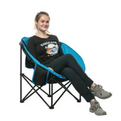 Fauteuil De Camping - Kingcamp - Forme Lune - 70 X 84 X 80 Cm -Élégance Jardin 6494a87d630ef1.53279193