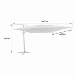 Parasol Déporté Molokai Rectangulaire 3x4m Bleu + Housse 10 Parasol Déporté Molokai Rectangulaire 3x4m Bleu + Housse -Élégance Jardin 6494abd473c358.07032066