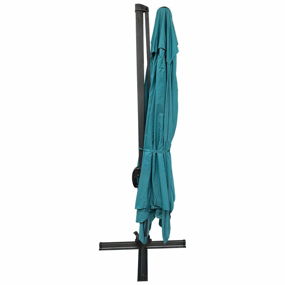 Parasol Déporté Molokai Rectangulaire 3x4m Bleu + Housse 4 Parasol Déporté Molokai Rectangulaire 3x4m Bleu + Housse – Image 2