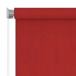 VIDAXL Store Roulant D'extérieur 220x230 Cm Rouge -Élégance Jardin 6494b667368a98.91702040