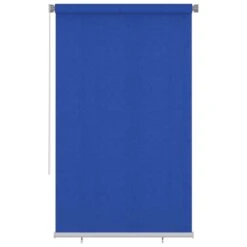 VIDAXL Store Roulant D'extérieur 140x230 Cm Bleu Pehd -Élégance Jardin 6494b67132e644.97239197