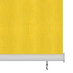 VIDAXL Store Roulant D'extérieur 120x140 Cm Jaune Pehd -Élégance Jardin 6494b675a48d68.96347959