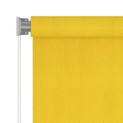 VIDAXL Store Roulant D'extérieur 120x140 Cm Jaune Pehd -Élégance Jardin 6494b675a84140.80325634