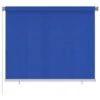 VIDAXL Store Roulant D'extérieur 180x140 Cm Bleu Pehd -Élégance Jardin 6494b6762d4554.49433763