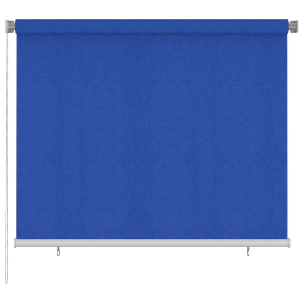 VIDAXL Store Roulant D'extérieur 180x140 Cm Bleu Pehd 3 VIDAXL Store Roulant D'extérieur 180x140 Cm Bleu Pehd