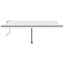 VIDAXL Auvent Manuel Rétractable Avec Led 500x350 Cm Crème 12 VIDAXL Auvent Manuel Rétractable Avec Led 500x350 Cm Crème -Élégance Jardin 7716f1a0c4326779