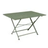 Table De Jardin Pliante Cargo En Acier Vert Cactus - 128x90 Cm -Élégance Jardin 797780 761899