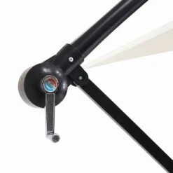 Parasol Déporté Carré 3x3m Aluminium écru -Élégance Jardin 92eff59ee433e31f