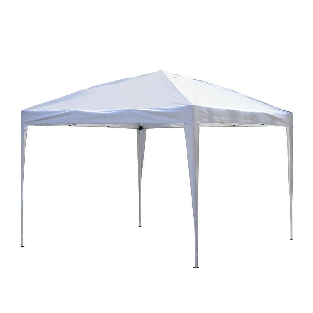 OUTSUNNY Tonnelle Barnum Pliant Blanc - L300xl300xH255cm 5 OUTSUNNY Tonnelle Barnum Pliant Blanc - L300xl300xH255cm – Image 3