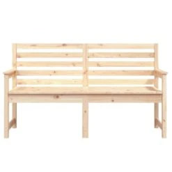 VIDAXL Banc De Jardin 159,5x48x91,5 Cm Bois Massif De Pin -Élégance Jardin c247e5bfdcf8bb53