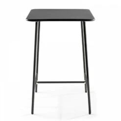 Table De Bar Carrée En Acier Gris Anthracite -Élégance Jardin d57ee47cf1683099