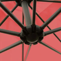 Parasol Déporté 3x3m Et 4 Dalles à Lestées Aluminium Rouge 9 Parasol Déporté 3x3m Et 4 Dalles à Lestées Aluminium Rouge -Élégance Jardin f5b38b144002727c